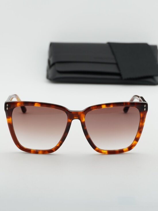 Isabel Marant IM 0151/S 0WR9 HA Square Sunglasses - Havana/Brown main image 7